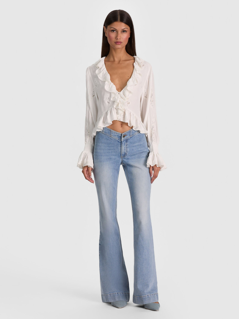 SKYE RUFFLED BLOUSE 3