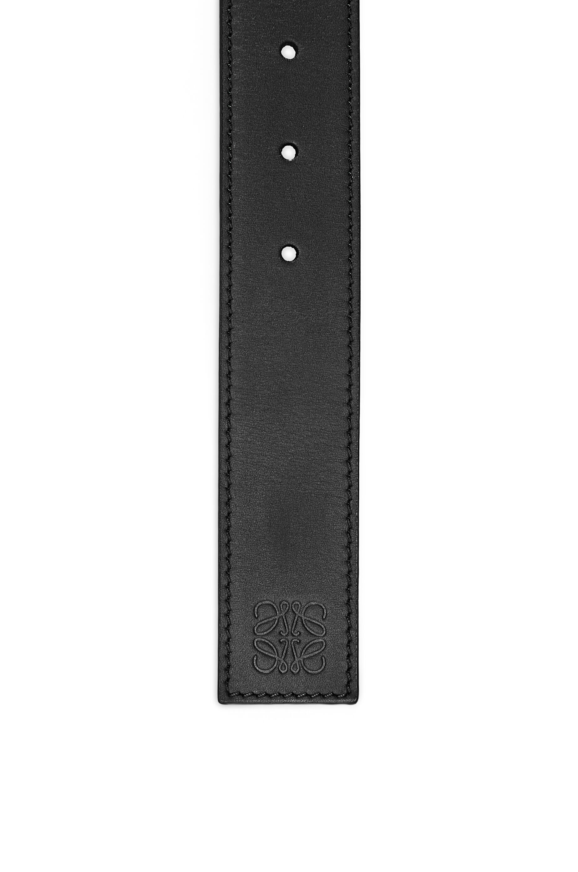 Roller buckle belt in smooth calfskin - 3