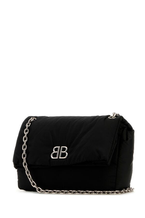 ショルダーバッグ・ポシェット BALENCIAGA BLACK NYLON MEDIUM MONACO SHOULDER BAG BALENCIAGA Black nylon medium Monaco shoulder bag