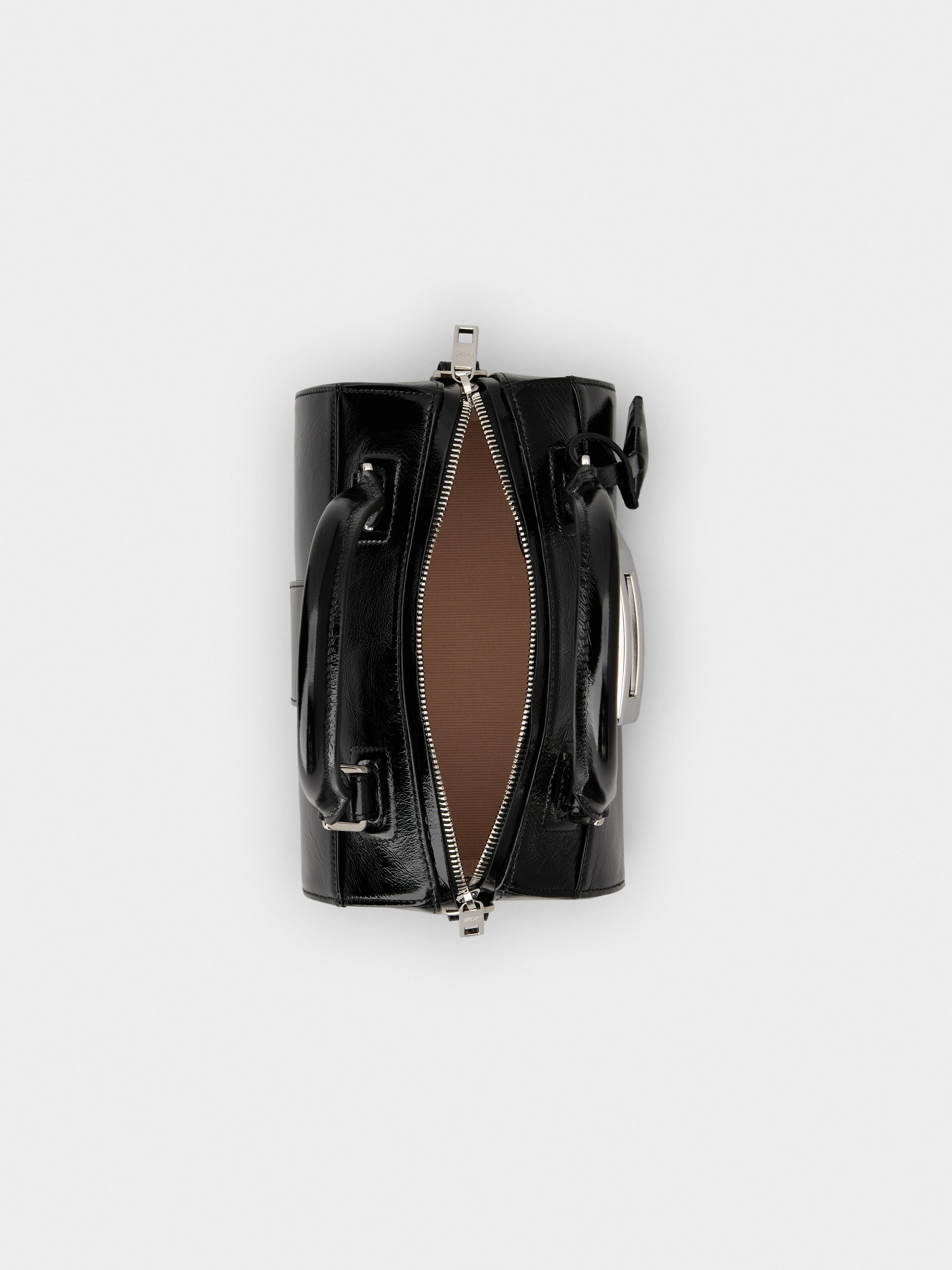 ショルダーバッグ・ポシェット Roger Vivier Belle Vivier Mini Bowling Bag In Black Patent L Viv' Choc Mini Shopping Bag in leather Black Woman