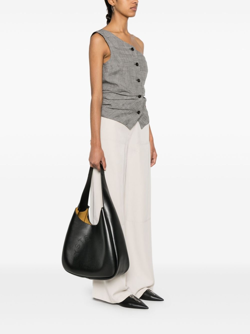 cut-out logo tote bag - 2