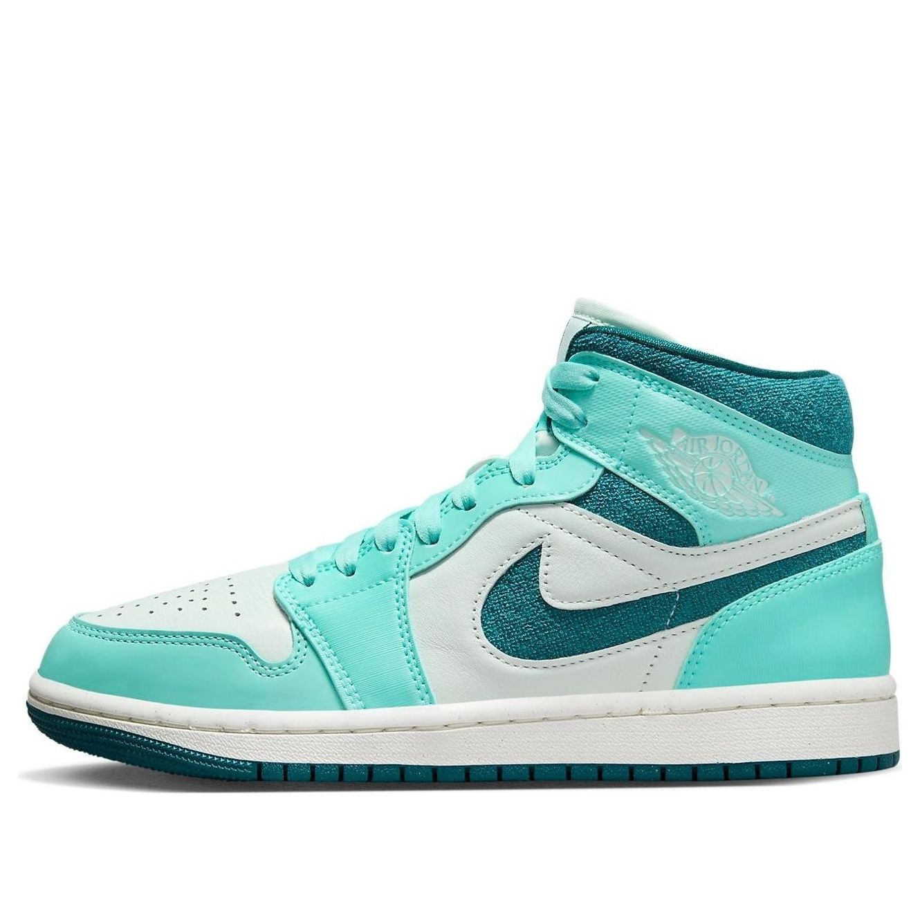 (WMNS) Air Jordan 1 Mid 'Bleached Turquoise' DZ3745-300 - 1