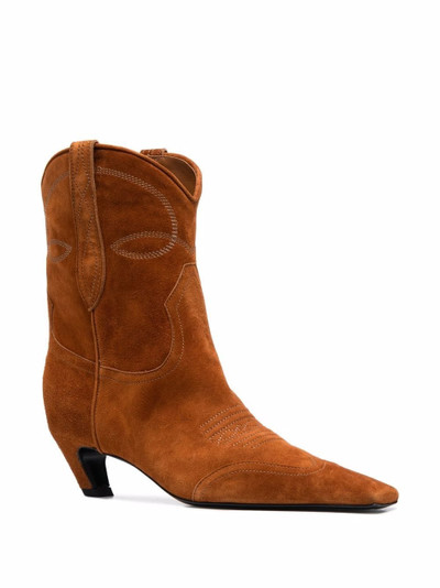 KHAITE The Dallas ankle boots outlook