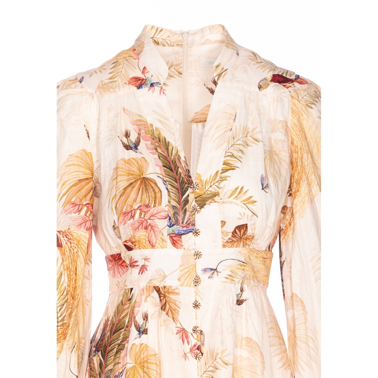 Zimmermann Women Ascension Plunge Midi Dress - 5