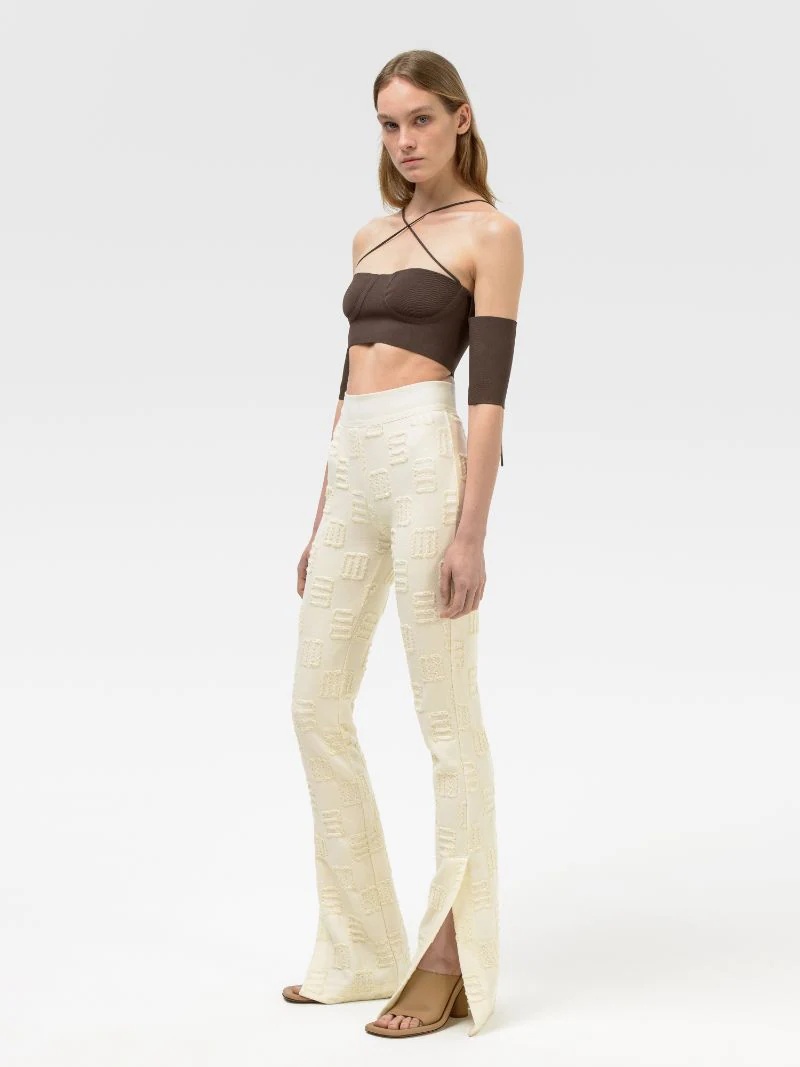 MONOGRAM FLARE LEGGINGS - 2