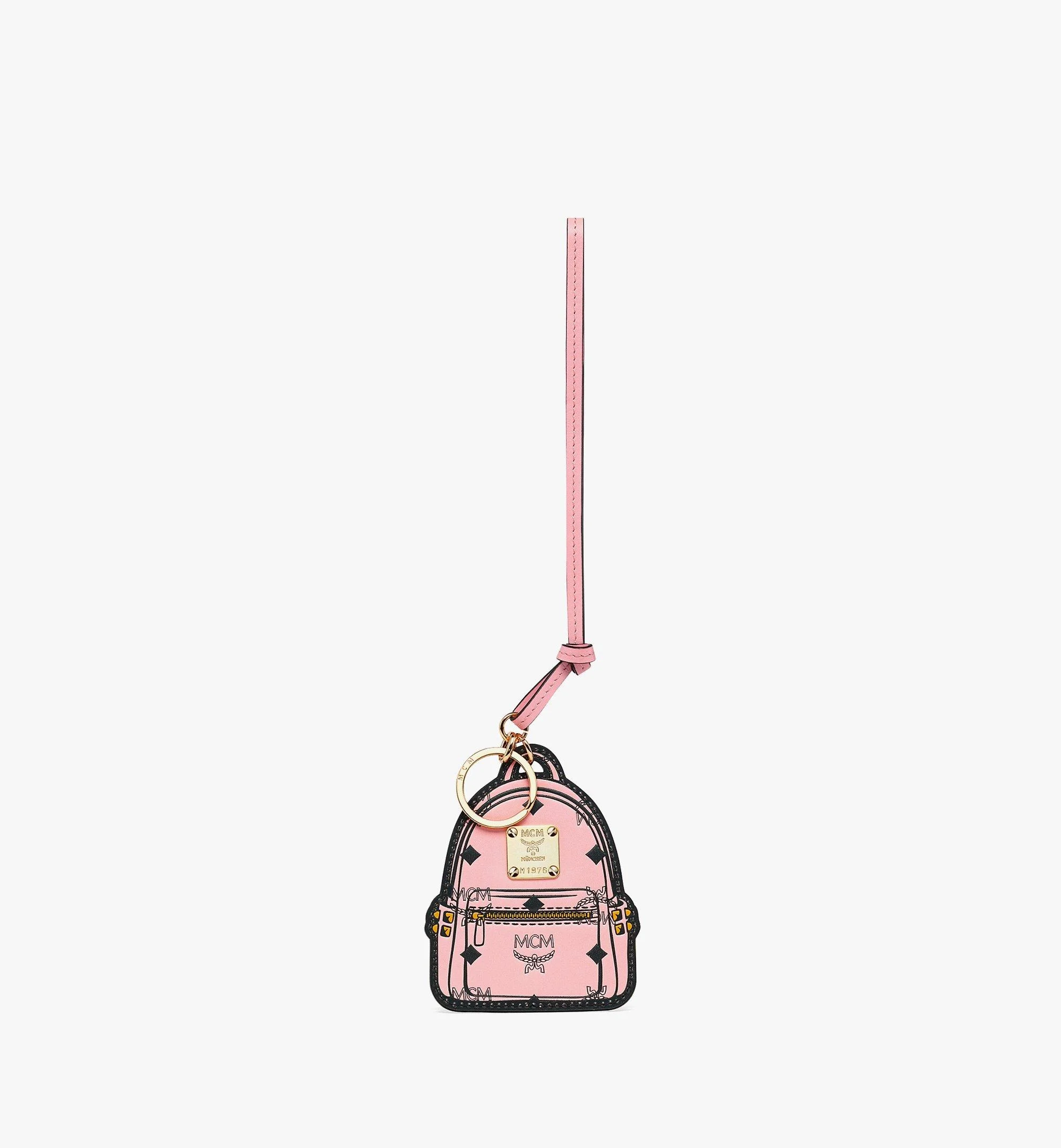 2D Stark Backpack Charm in Monogram Print Leather - 1