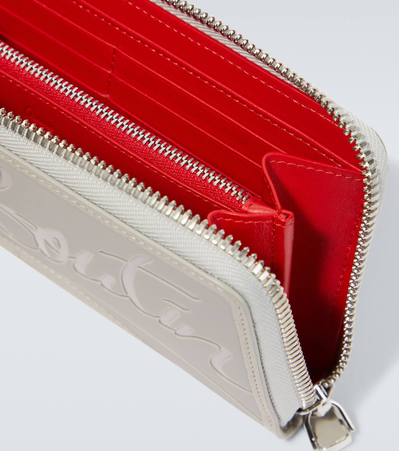 Christian Louboutin Panettone embossed leather wallet outlook