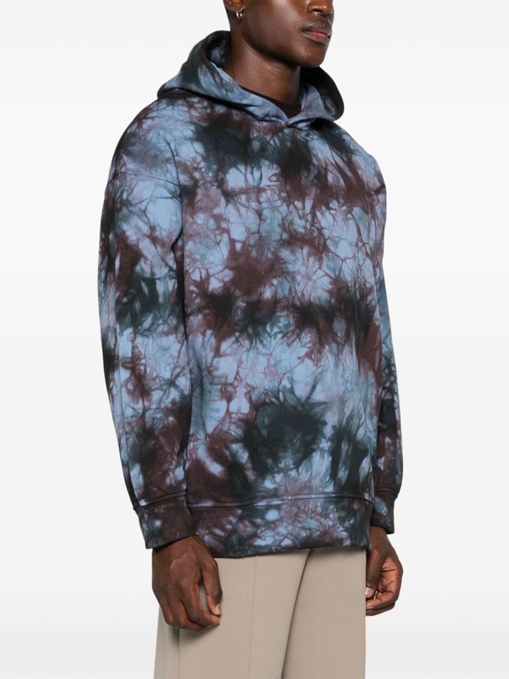 space-print hoodie - 3