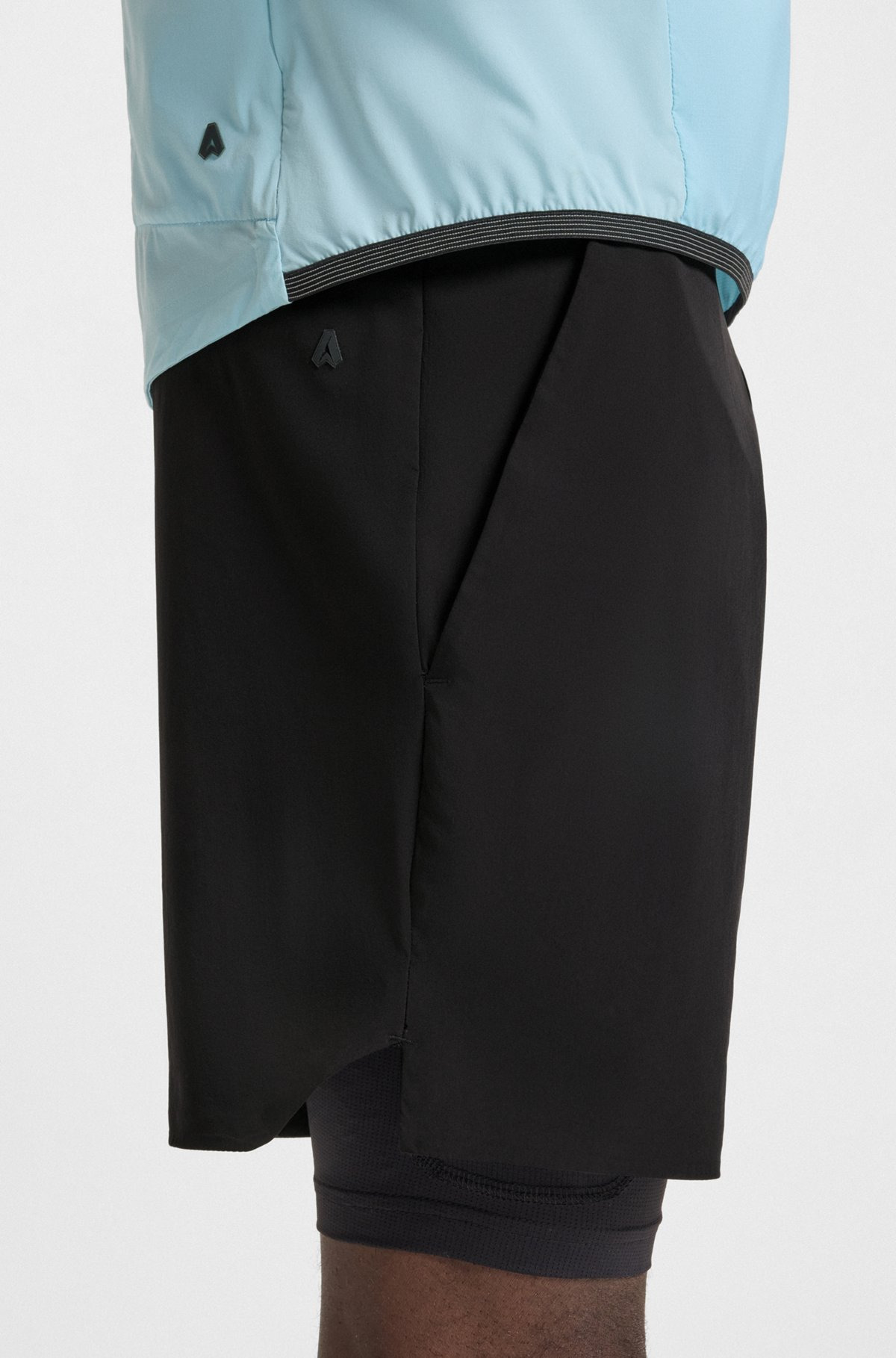 ACTIVE DOUBLE-LAYER SHORTS IN QUICK-DRY FABRIC - 5