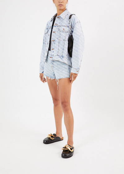 Alexander Wang Falling Back Denim Jacket outlook