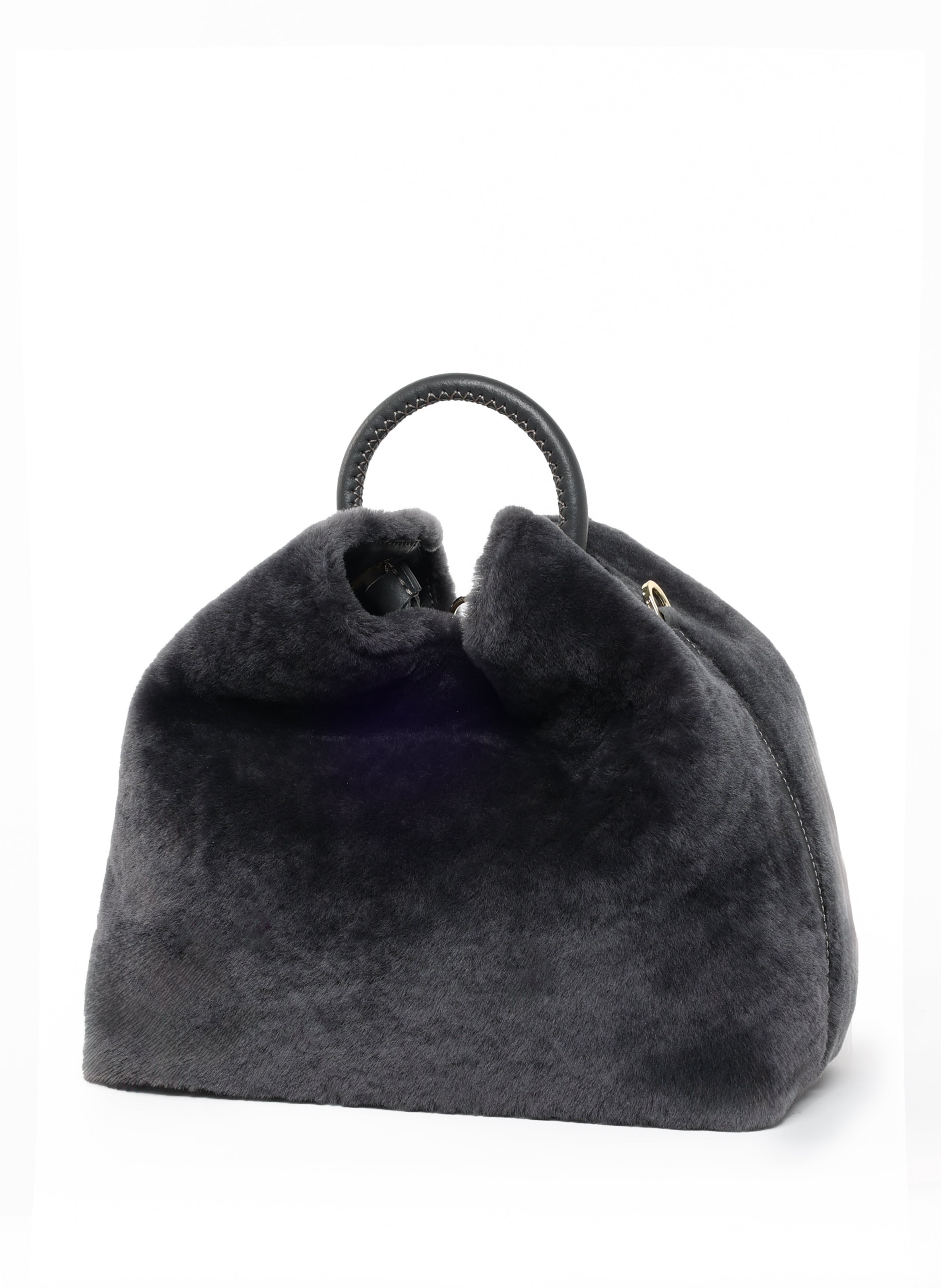 Raisin Shearling Montone Ardesia - 2