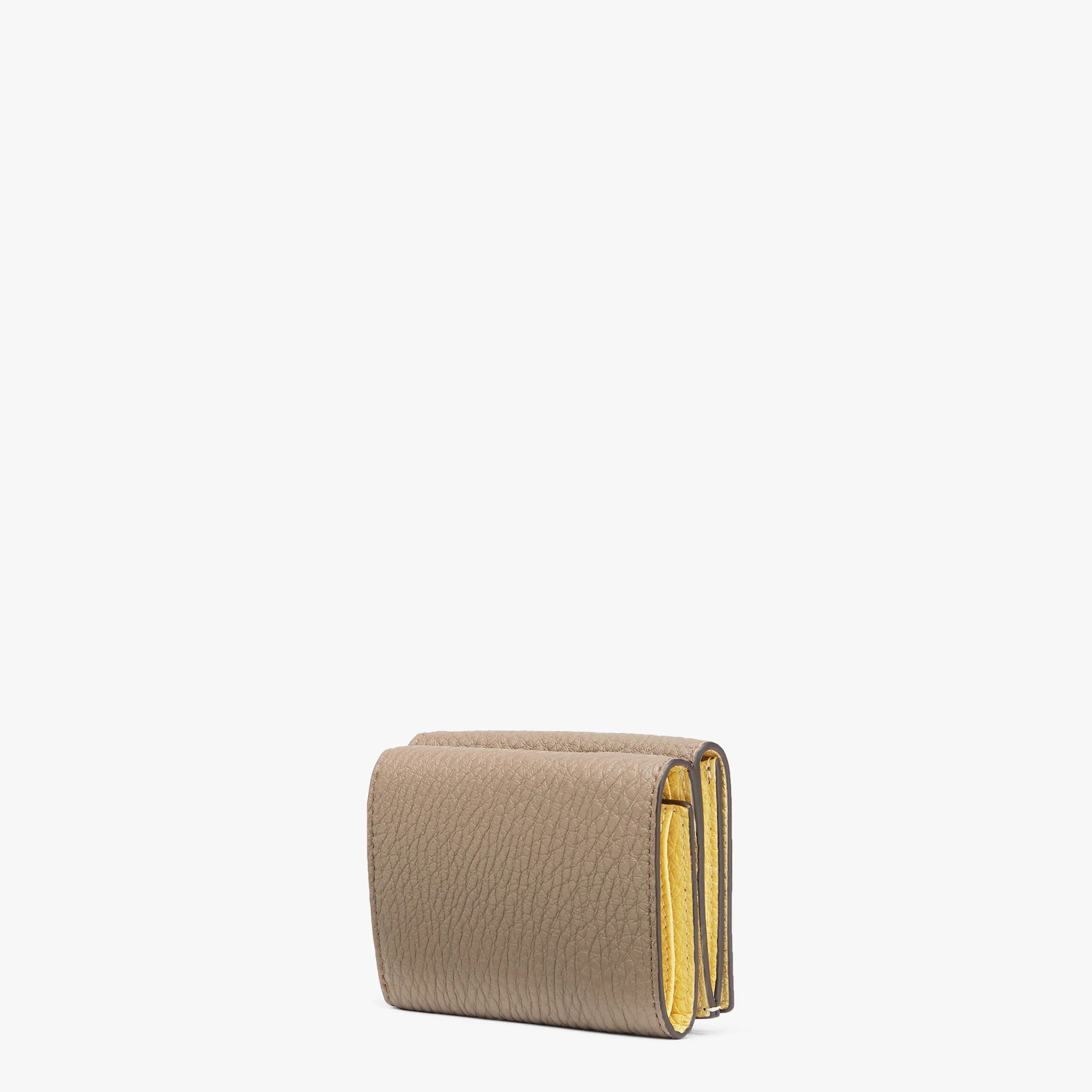 Two-tone leather tri-fold wallet - 2