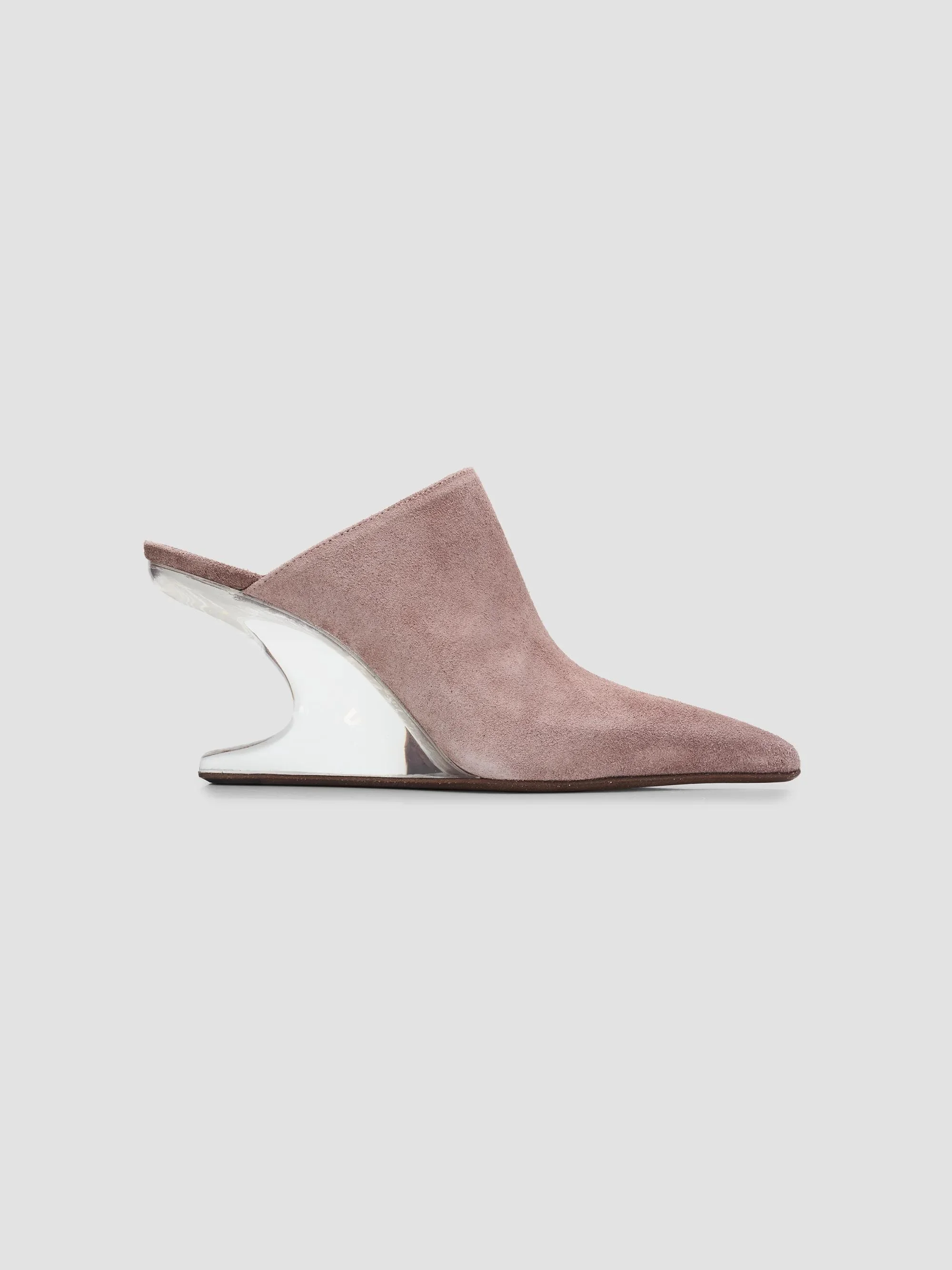 Women's Cantilever 8 Sabot Sharp Suede Mules - Grape Clear - 1