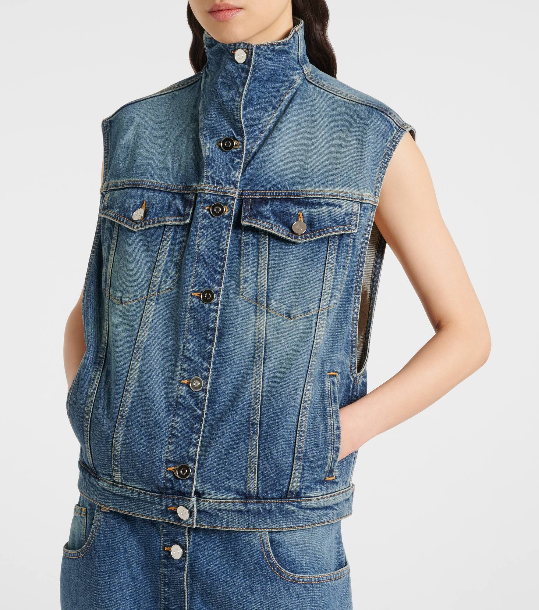Denim vest - 6