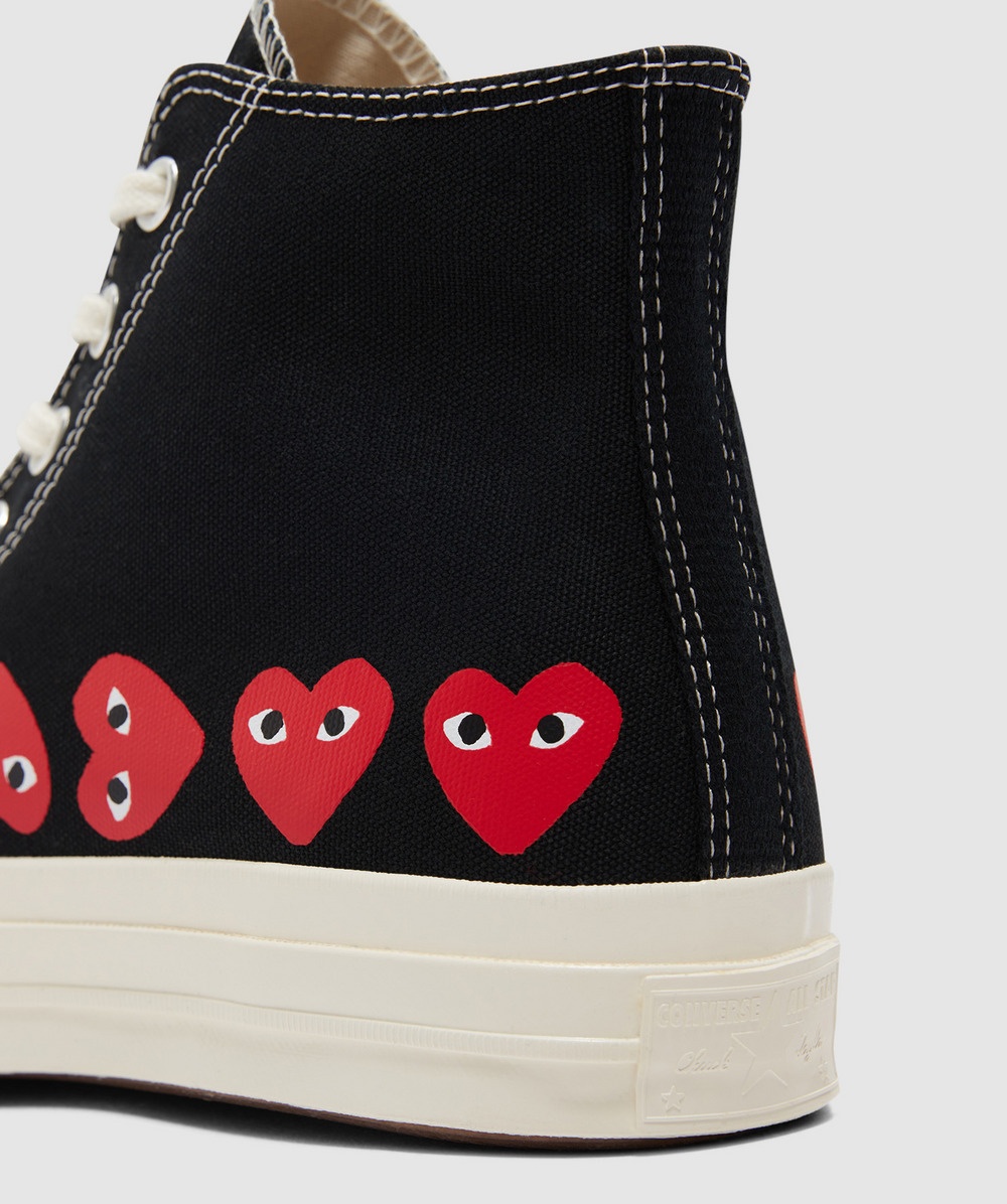 Multi heart chuck taylor '70 hi sneaker - 8