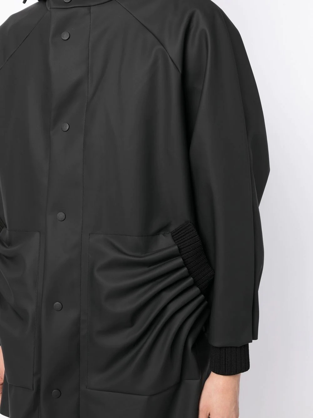 tube pleat rain jacket - 7