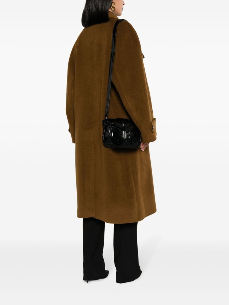 Balmain Blaze patent leather crossbody bag outlook