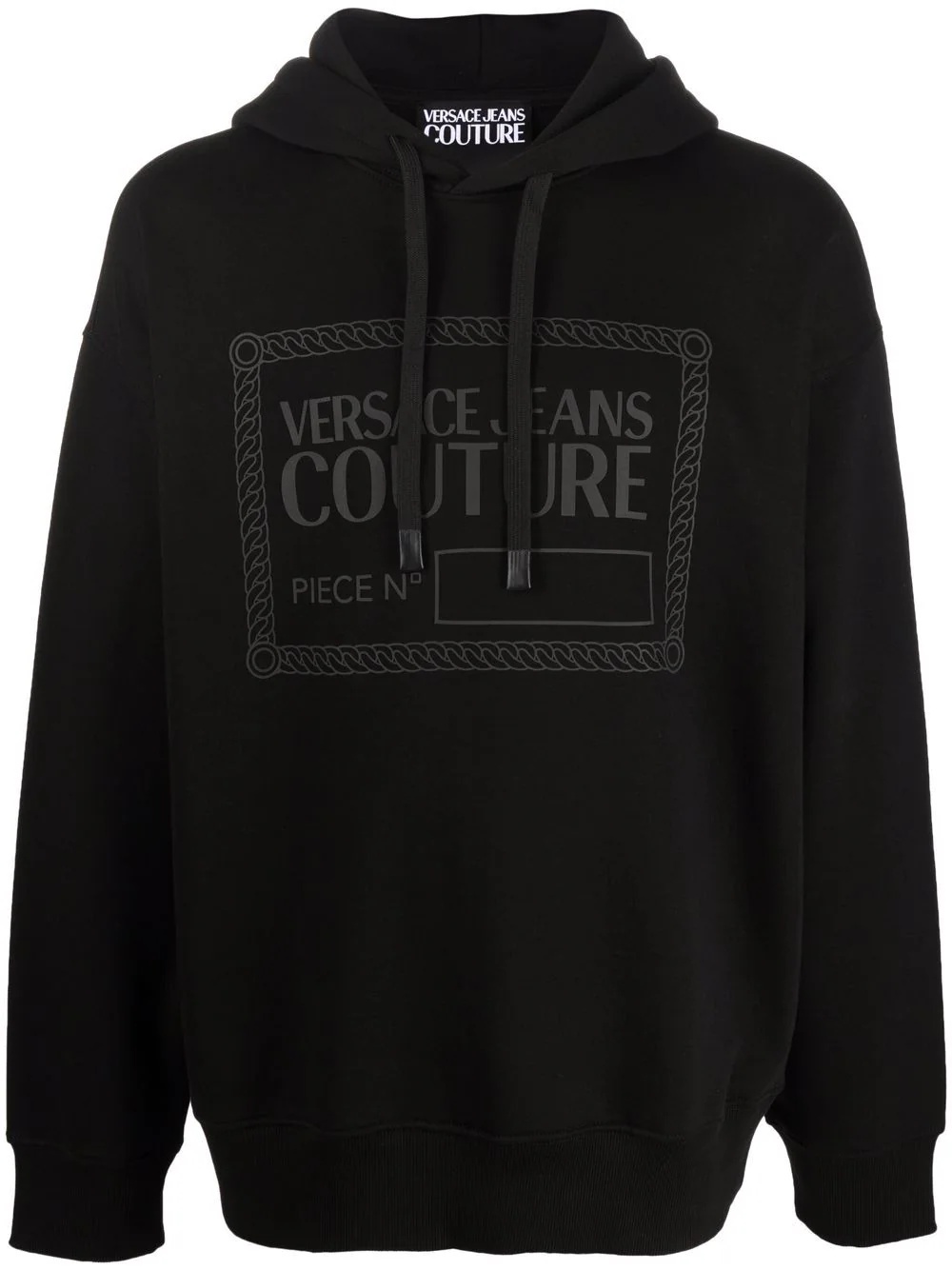 logo-print hoodie - 1