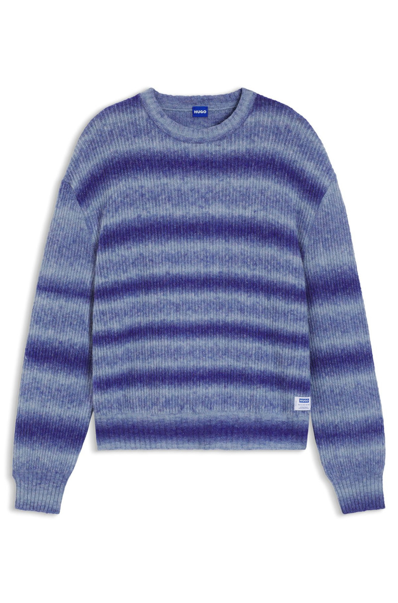 OVERSIZE-FIT SWEATER WITH OMBRÉ STRIPES 1