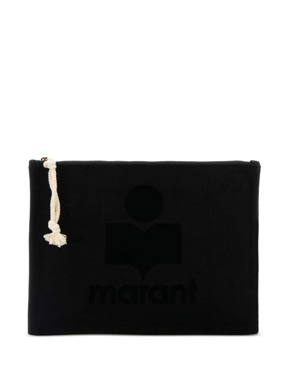 zip-fastening cotton clutch - 1