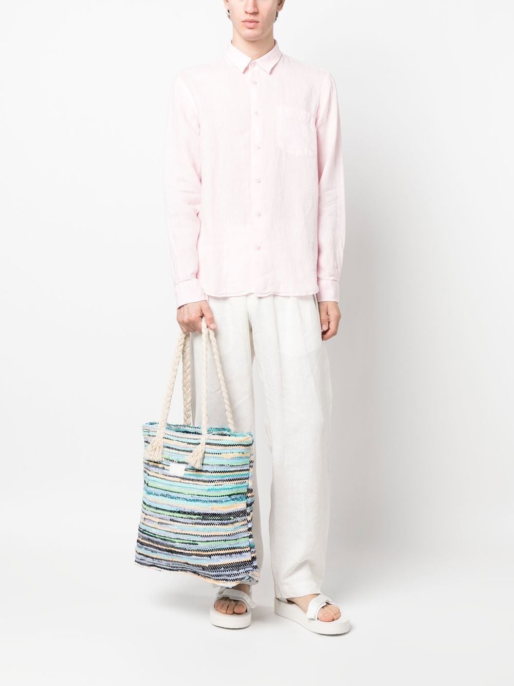 woven rope-detail tote - 2