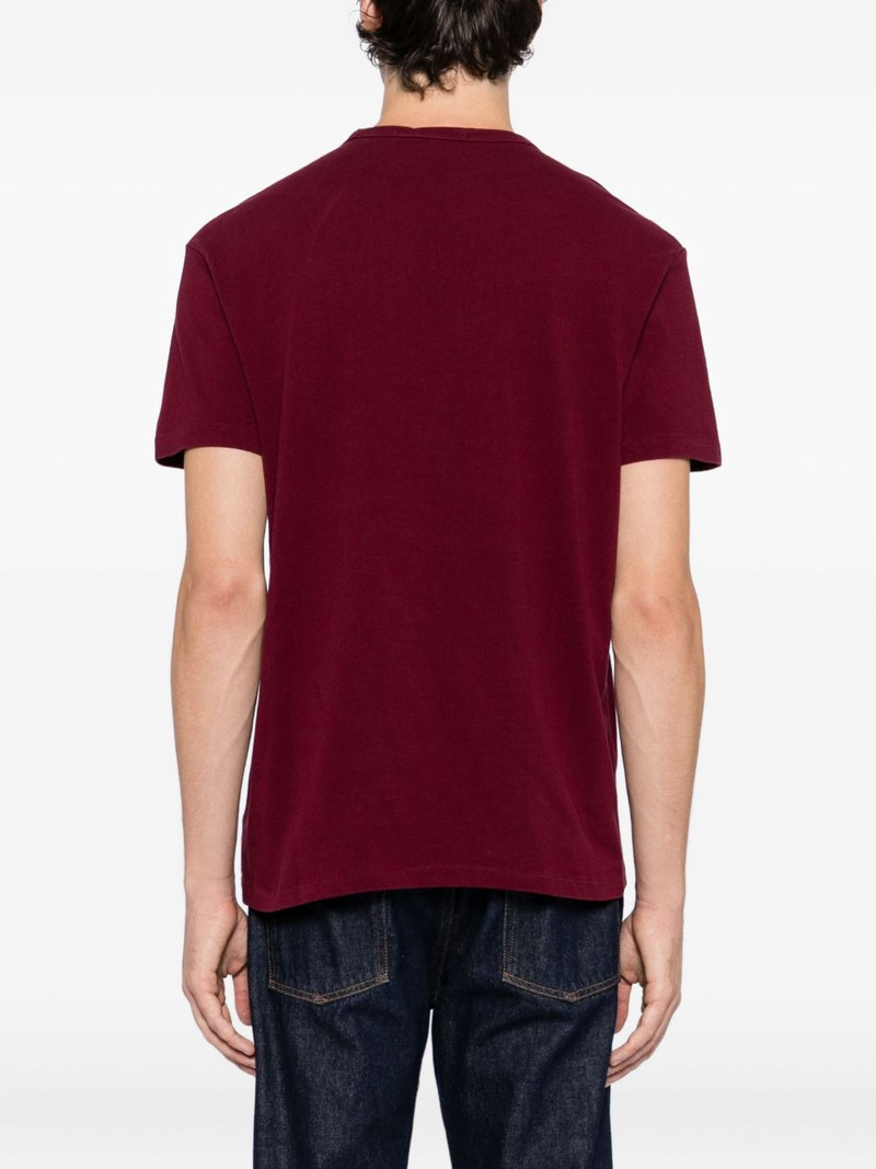 embroidered-logo cotton T-shirt 3