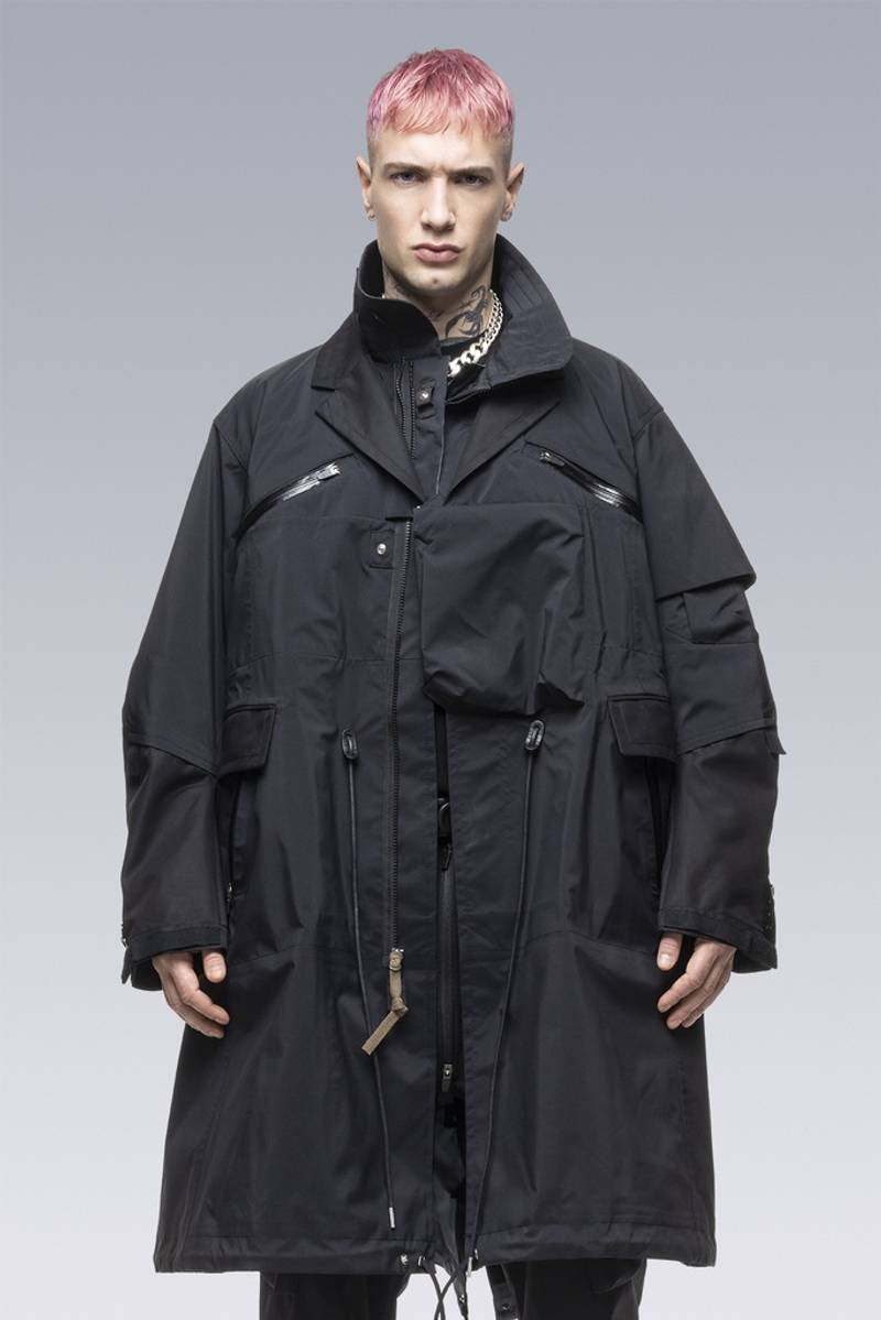 SAC-J2760 sacai / ACRONYM Trench Coat Black 12