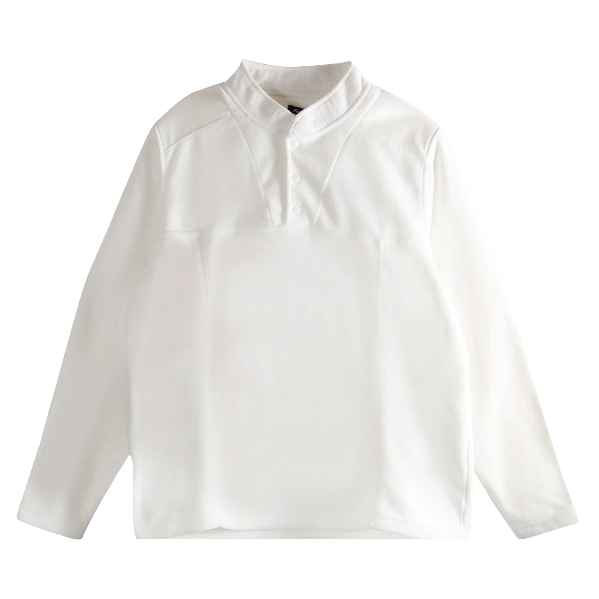 Malbon Colstrip Micro Fleece Sweatshirt 'White' - 1