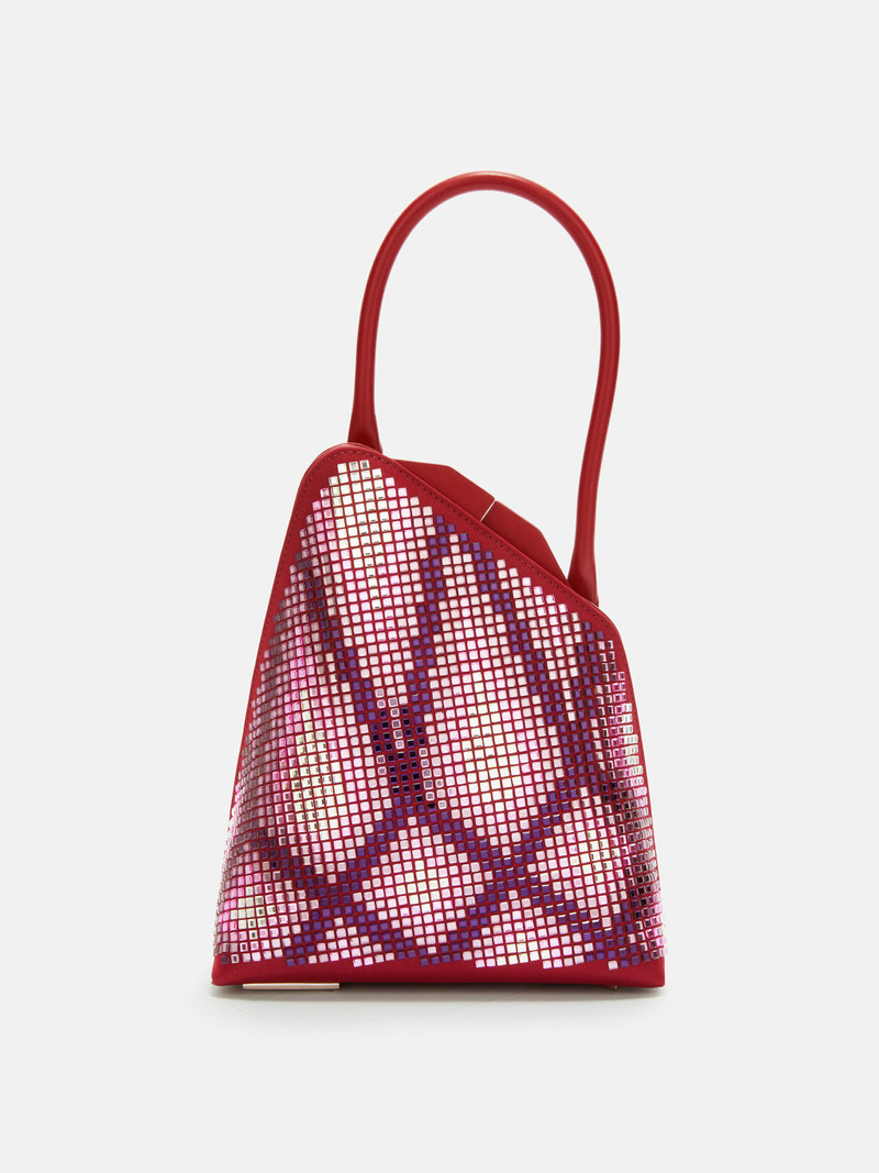 ''SUNSET'' RED DEGRADÈ SHOULDER BAG 1