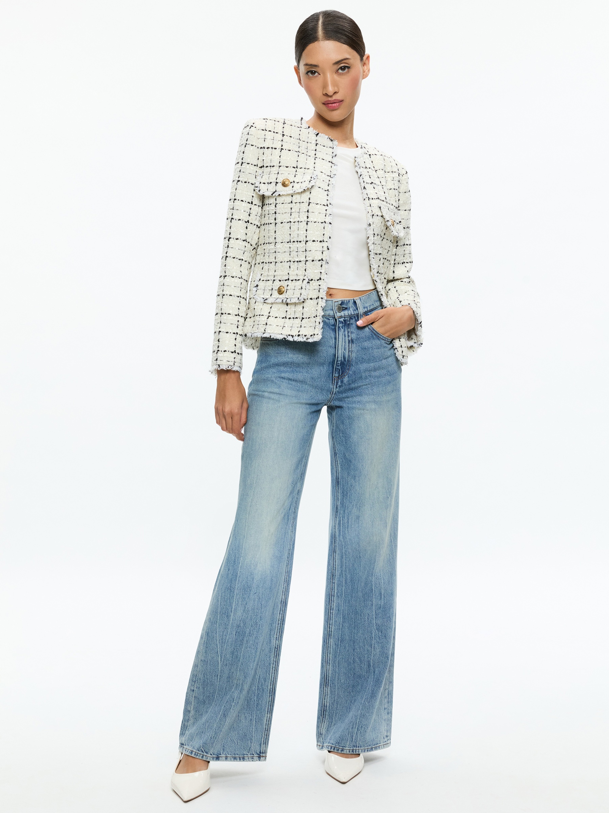 DUMONT TWEED BOXY JACKET - 5