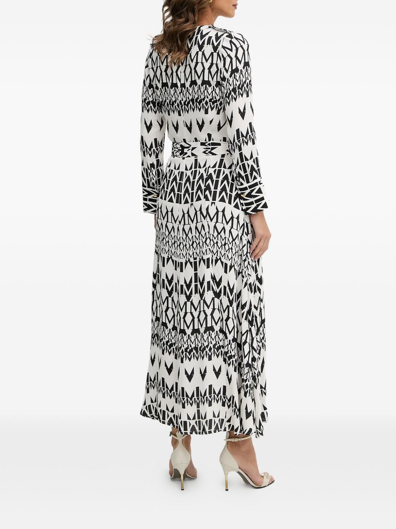 buttoned geometric-print maxi dress 3