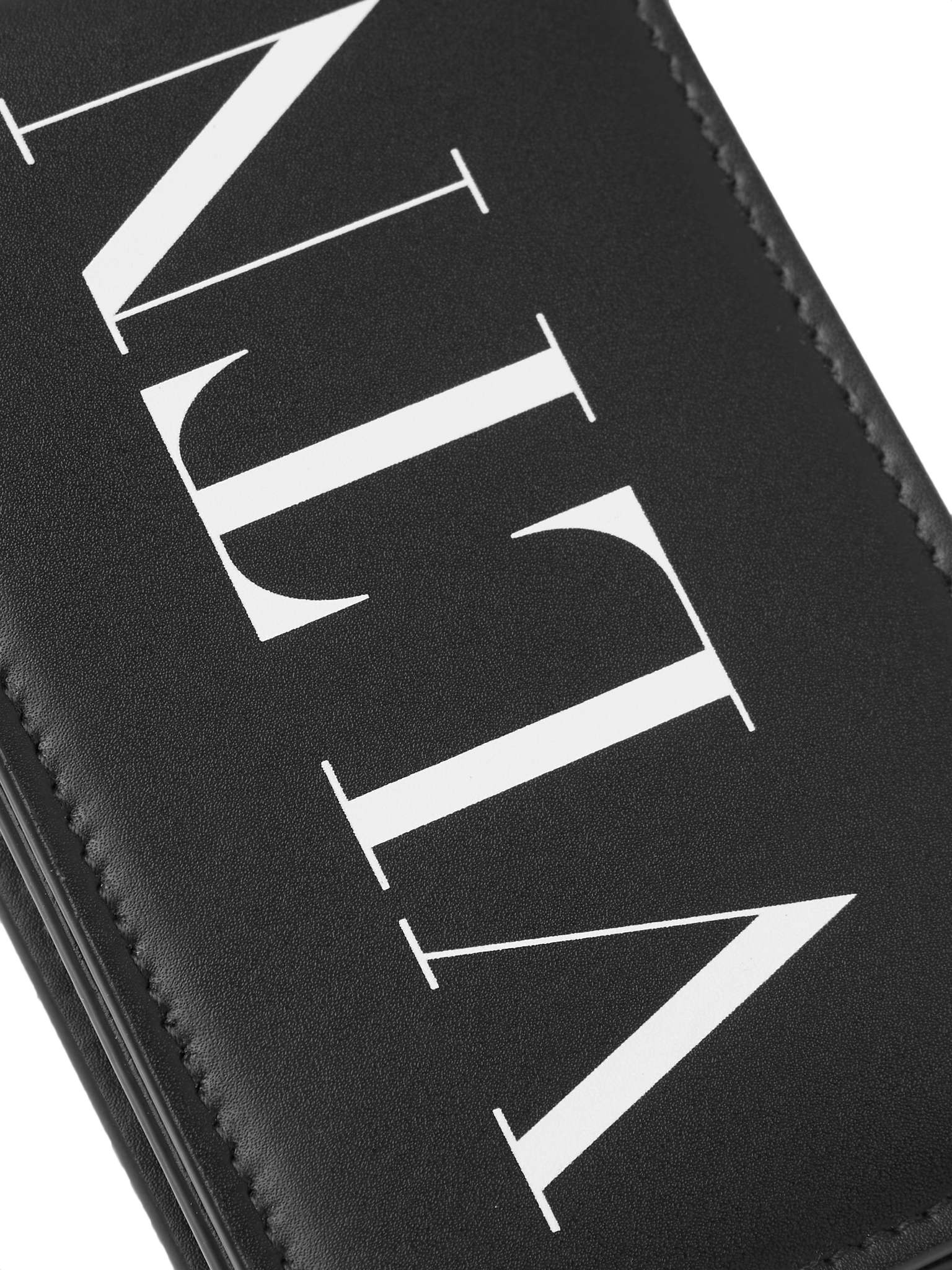 Logo-Print Leather Billfold Wallet - 4