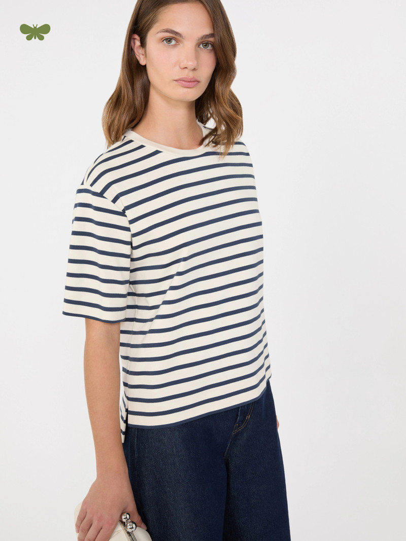 MULTID Cotton jersey T-shirt - ECRU 5