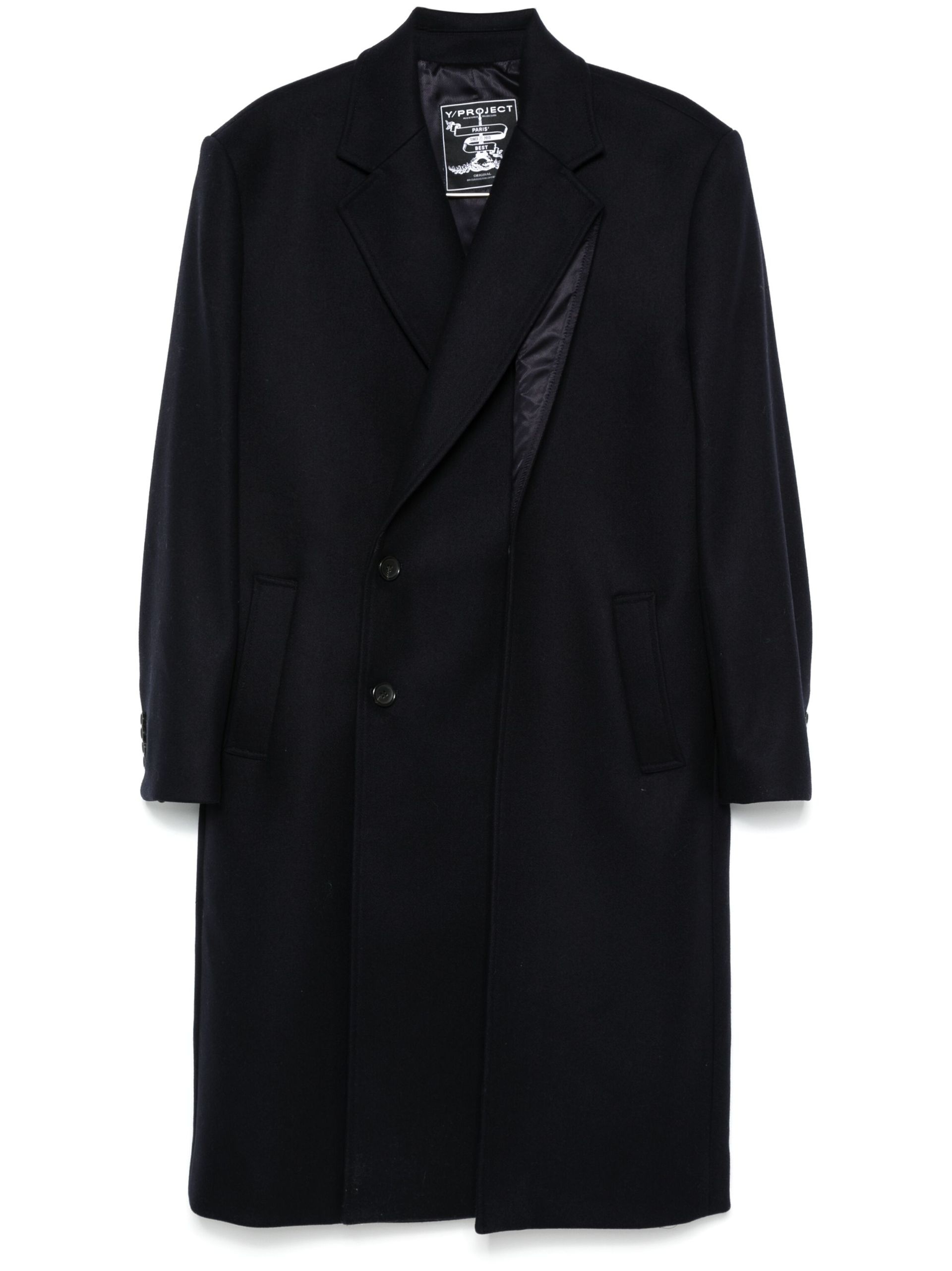 Double-Breasted Coat - 1