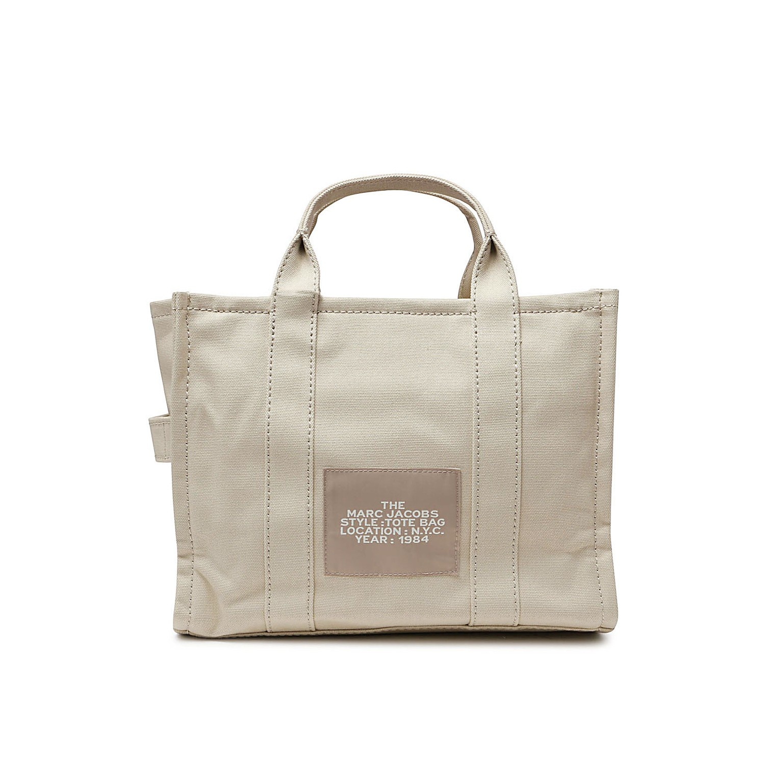 BEIGE CANVAS TOTE BAG - 2