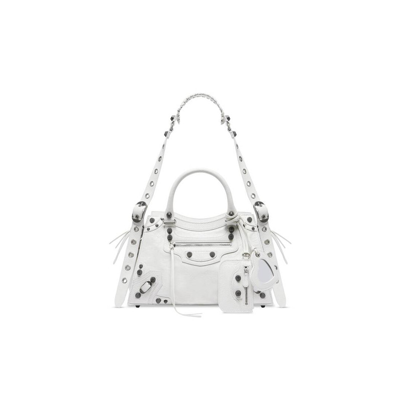 Women's Neo Cagole City Small Handbag in Optic White 1
