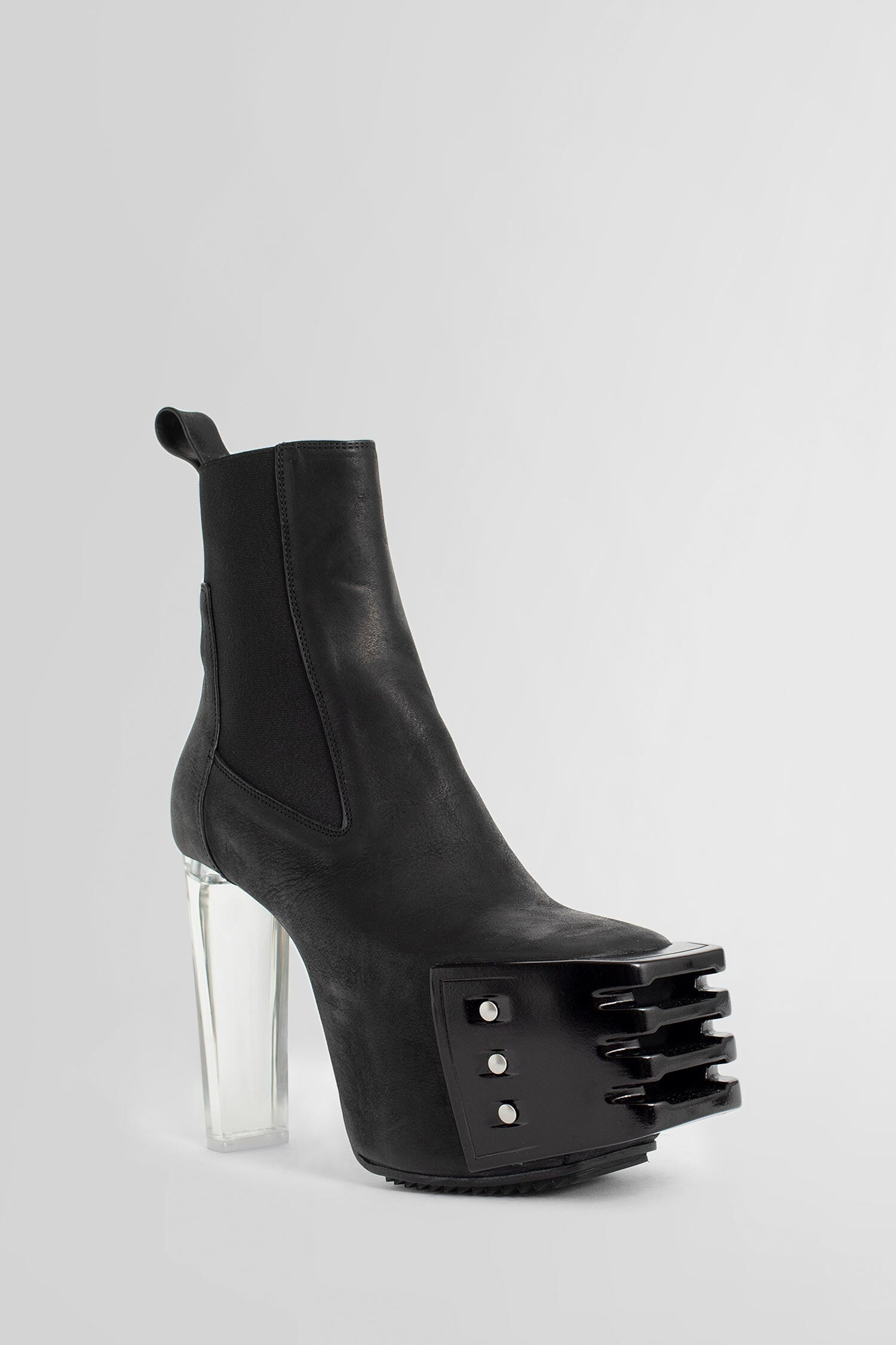 RICK OWENS WOMAN BLACK BOOTS - 2