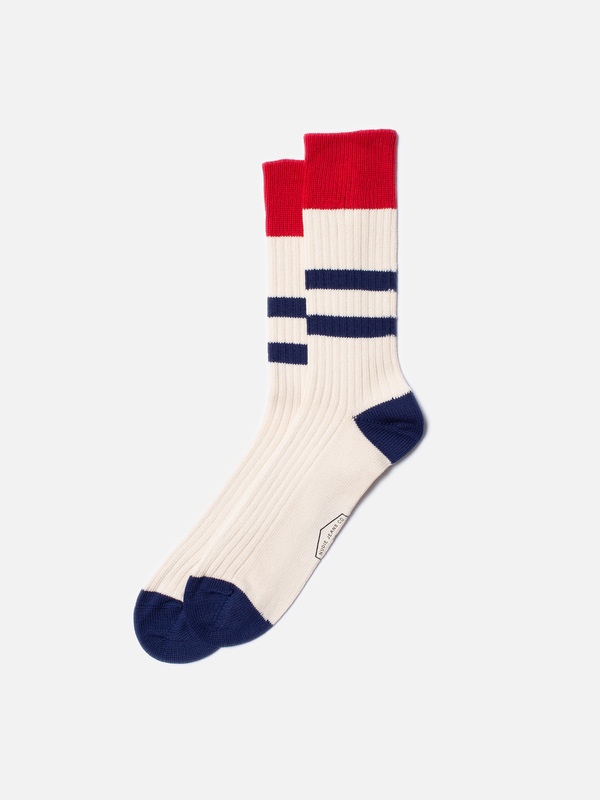 Rib Socks Offwhite - 1