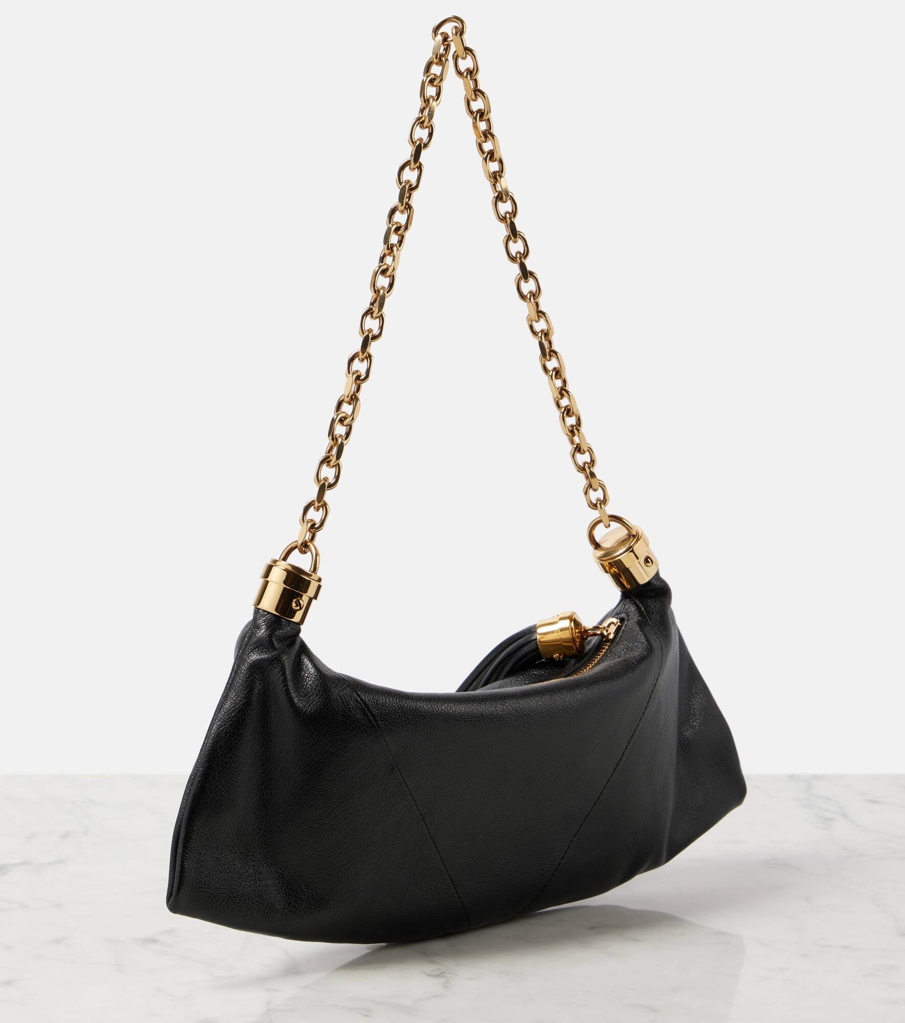 Foulard Small leather shoulder bag - 4