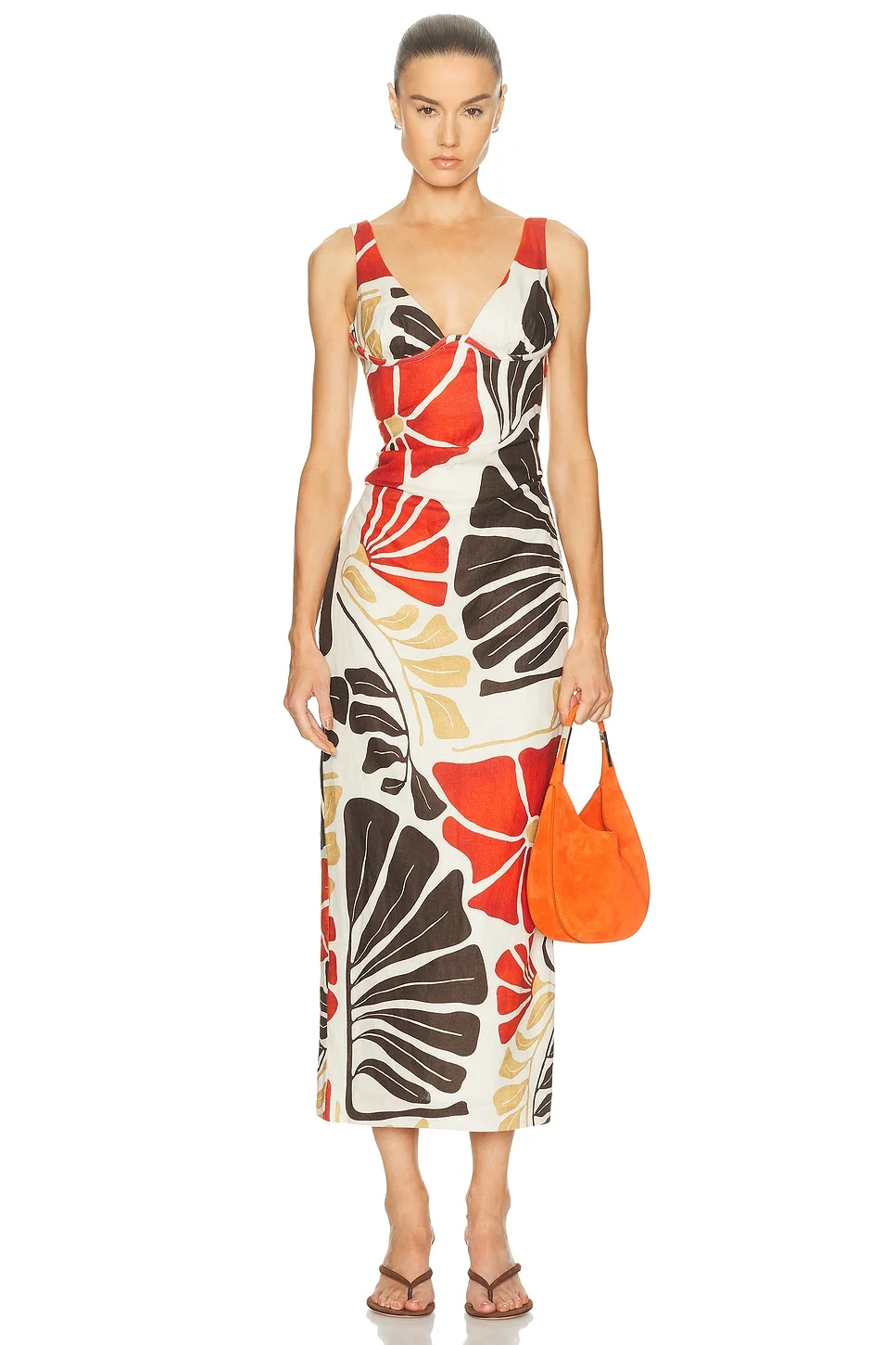 Julietta Balconette Midi Dress - 1