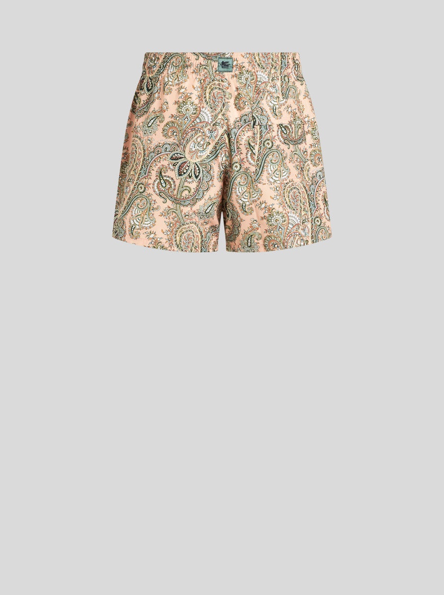 PAISLEY PRINT SWIM SHORTS - 5