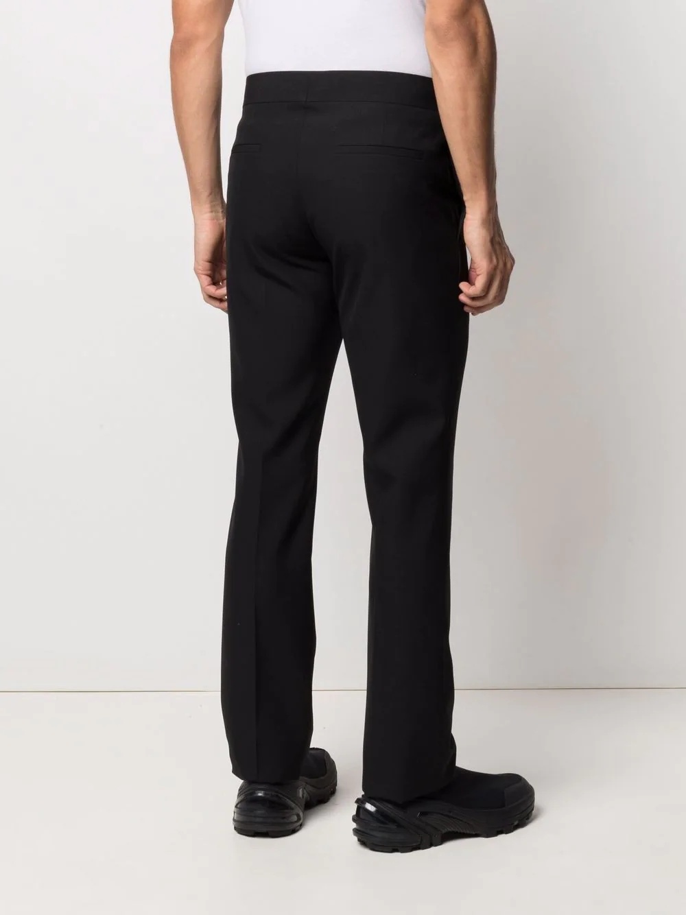 chain-link detail trousers - 4