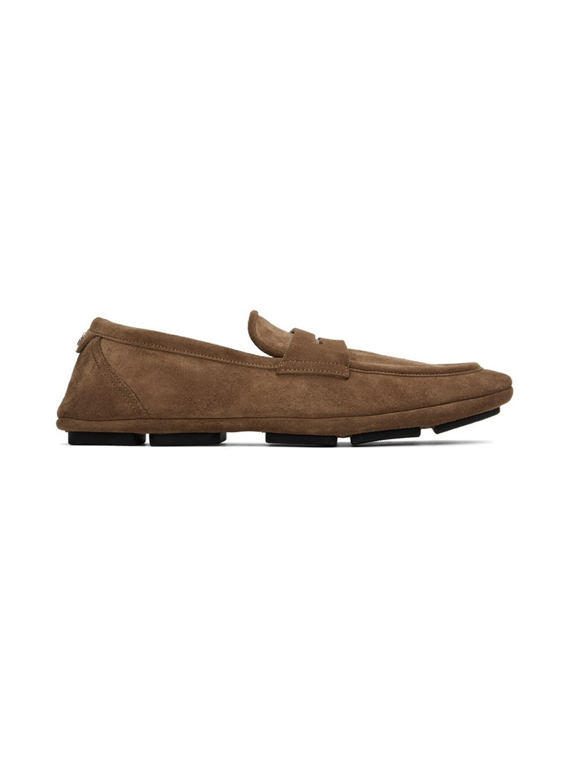 Brown Driver Loafers - 1