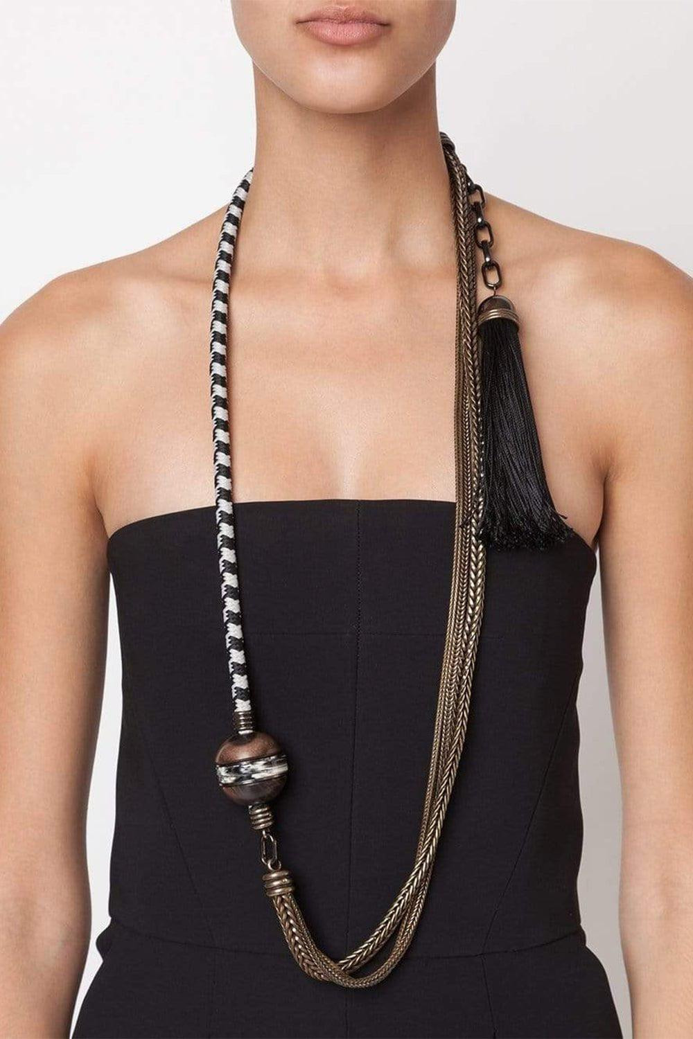 Vita Long Tassle Necklace - 2
