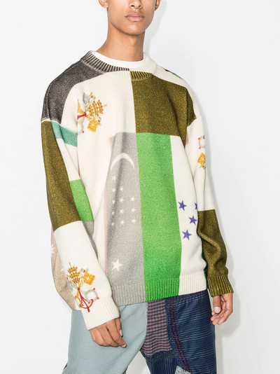 Children of the Discordance World Famous printed jumper outlook