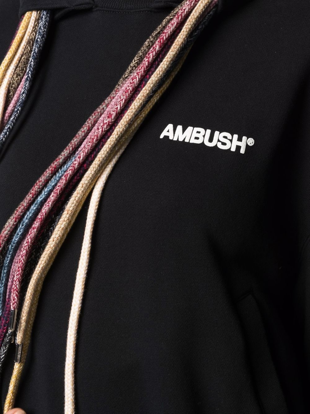 multi-drawstring logo hoodie - 5
