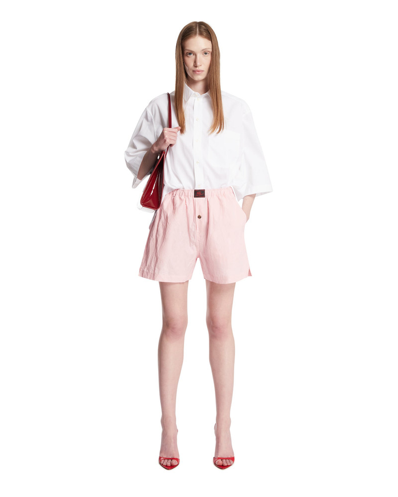 WILLY CHAVARRIA Pink Cotton Shorts outlook
