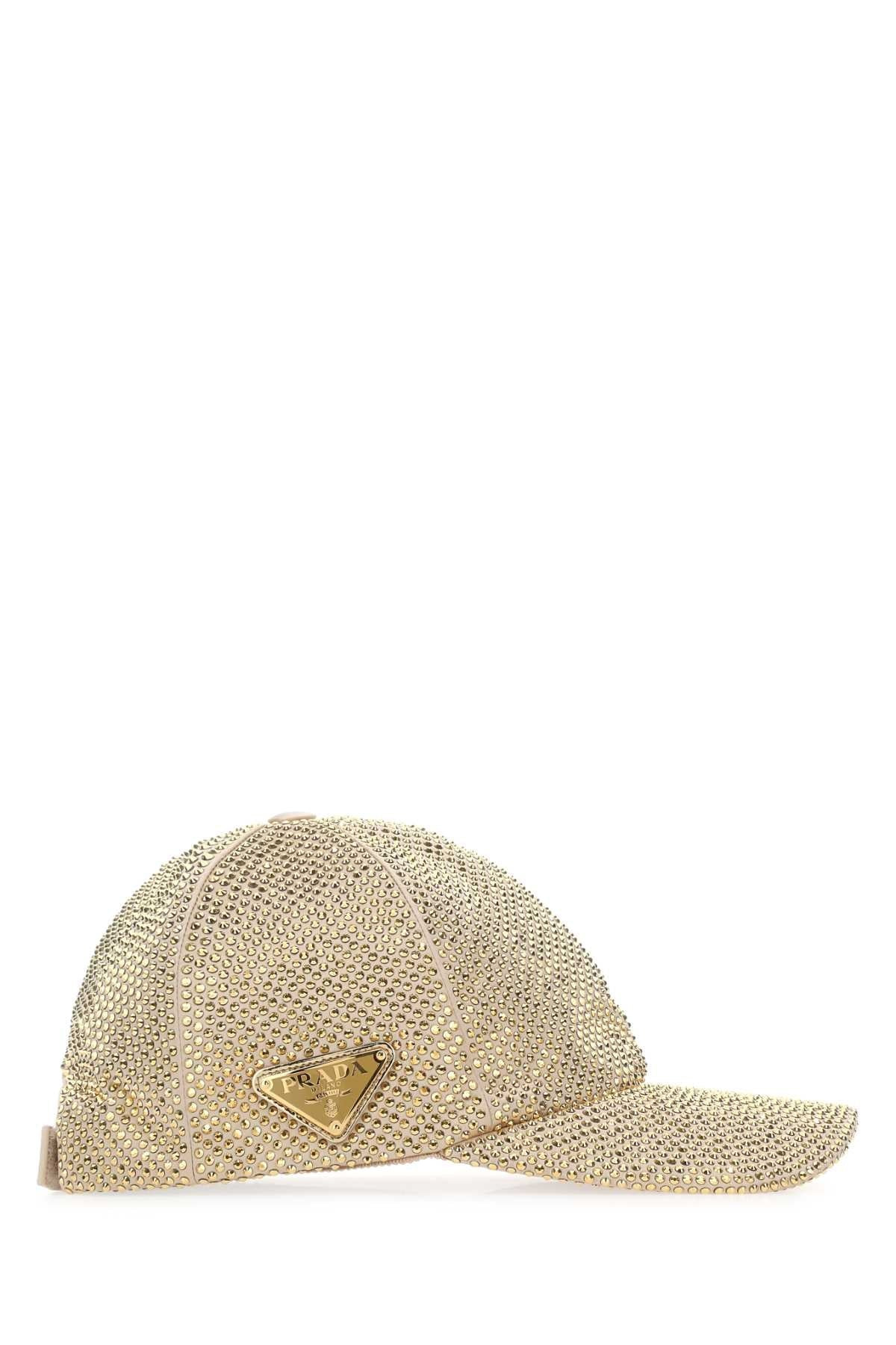 Prada Women Embellished Duchesse Baseball Cap - 2