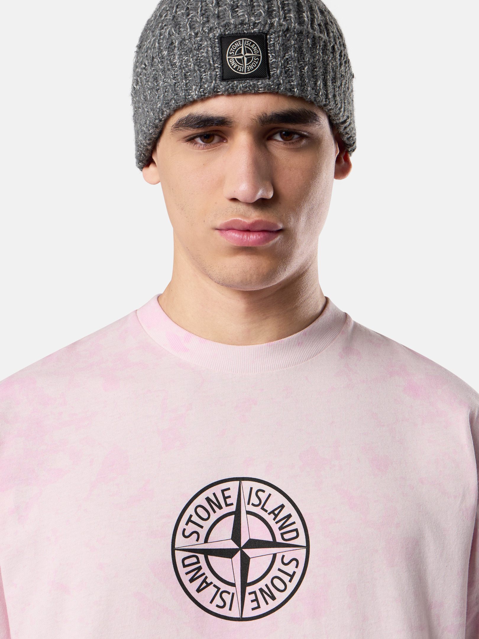 2100021 COMBED ORGANIC COTTON JERSEY 'PAINTBALL' TREATMENT - 3