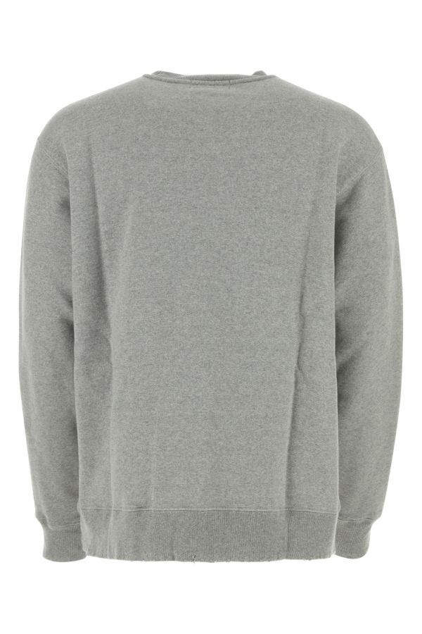 Grey cotton blend oversize sweatshirt - 2